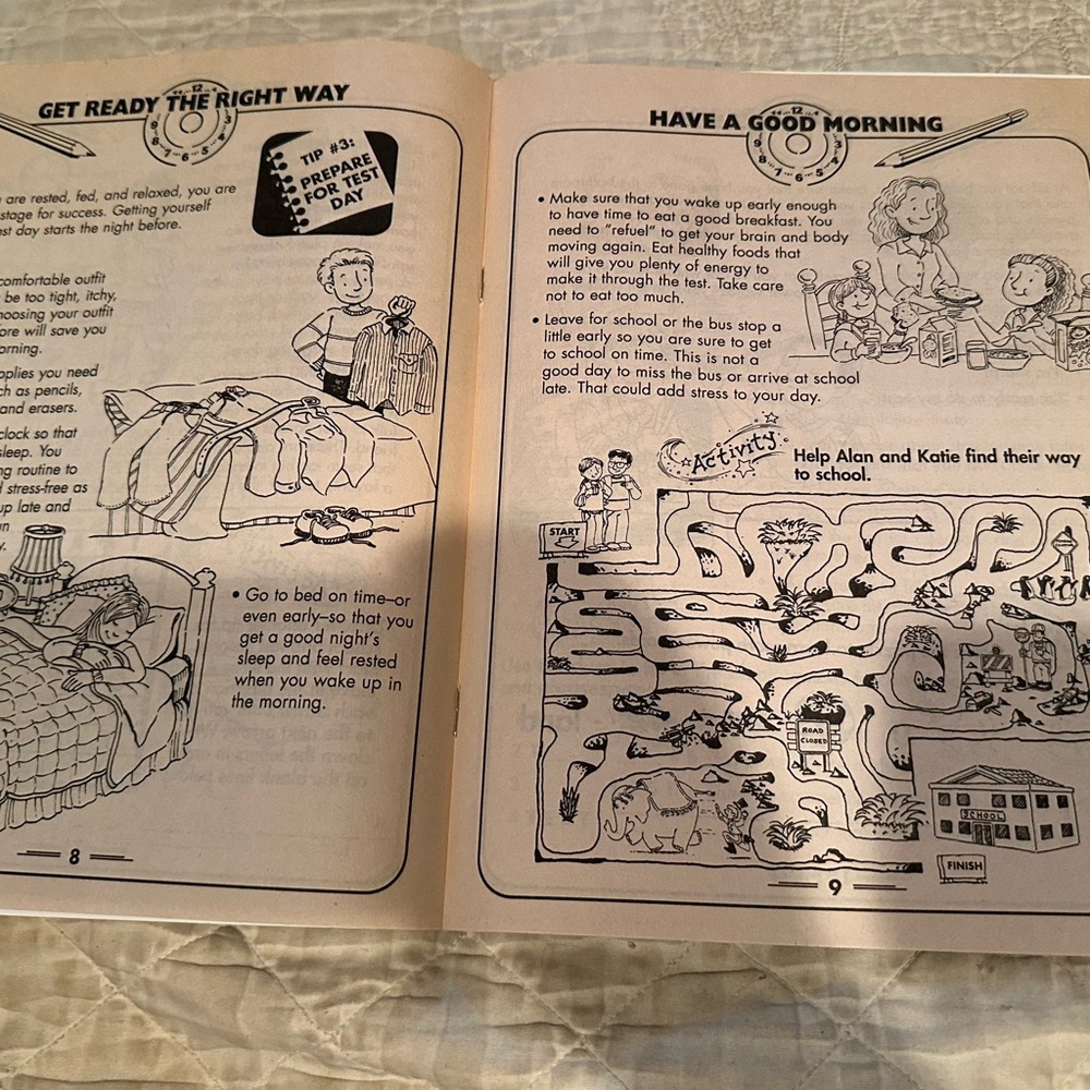 Believe, achieve, and succeed at test time! An educational activities book! New - Picture 4 of 6